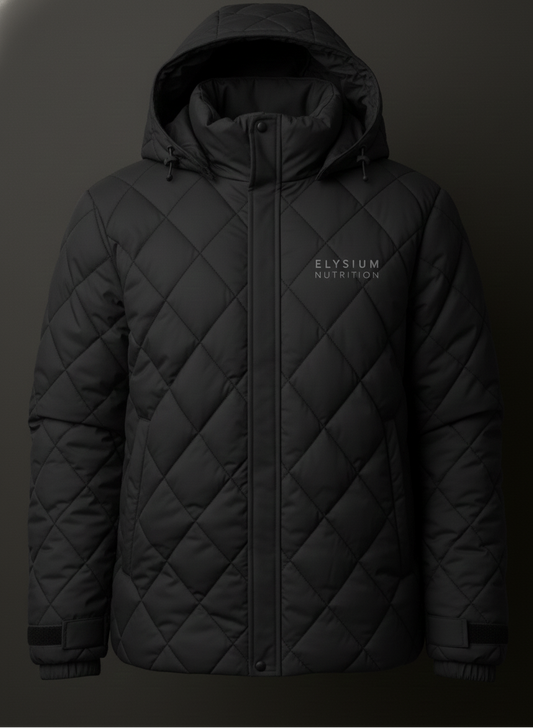 Elysium Nutrition Premium Hooded Puffer Jacket